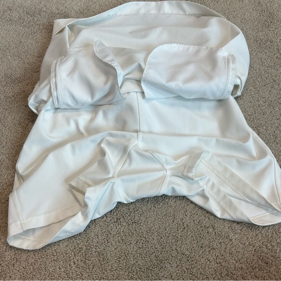 Nine&Nine white golf skort mini skirt Sz 6 - Picture 6 of 15
